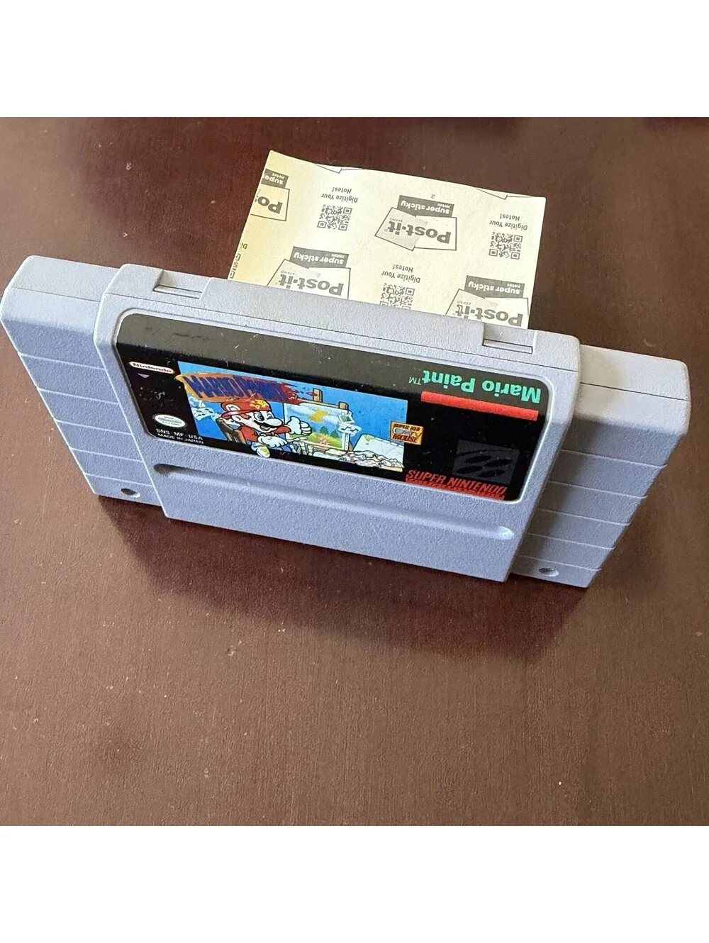 Mario Paint SNES Super Nintendo 1992 Authentic Tested Working Cartridge Only